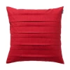 Spira of Sweden Double Pleat Raspberry Cushion