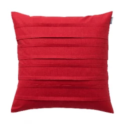 Spira of Sweden Double Pleat Raspberry Cushion