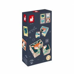 Janod My First Blocks Forest Portraits (Wood) 12 Janod My First Blocks Forest Portraits (Wood)